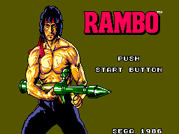 Rambo: First Blood Part II screenshot 2 for Sega Mark III